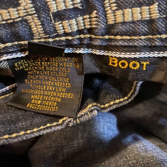 Lot of 2 Menβs Helix Jeans 32/30 Boot Distressed Denim - Picture 2 of 11